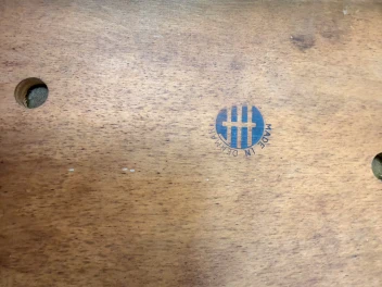 Mid-Century Modern Stool by Hugo Frandsen for Spøttrup Møbler, 1960s